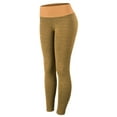 thumbnail image 3 of Sonducket Legging de yoga de cintura alta para mujer, pantalón deportivo, pantalón elástico de Fitness L Pijama Amarillo XL, 3 of 6