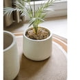 thumbnail image 5 of Modern White Planter Round, 5 of 9