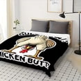 thumbnail image 4 of Funny Chicken Throw Blanket with Guess What Chicken Butt! Text, 4 of 8