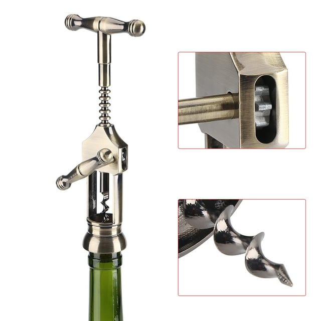 Ouvre-bouteille Portable Rétro Tire-Bouchon Outil de Bar Portable pour Bouteille de Vin