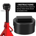 thumbnail image 2 of Bgsha For BMW For MINI Jack Stand Adapter Rubber Pads Fits 2-3 ton Jackstands, 2 of 8