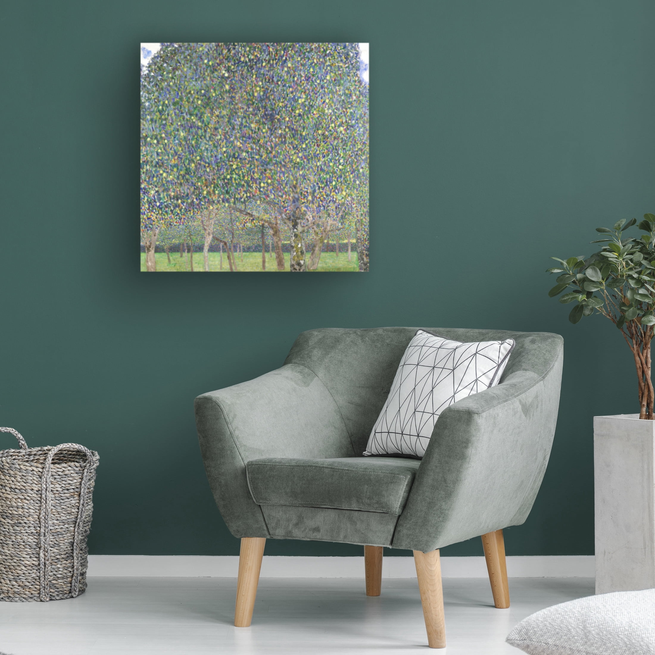 Trademark Fine Art Gustav Klimt  Klimt Multicolor Landscapes II Canvas Wall Art