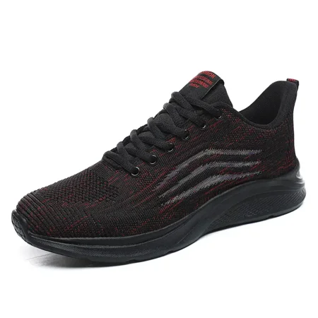 

Men‘s Knit Lightweight Breathable Running Shoes Walking Sneakers Athletic Footwear