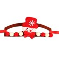 thumbnail image 1 of Pet Christmas Headband, Cute Snowman Elk Patterns Pet Headwear Accessory for Photography Props 1PC, 1 of 8