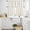 Beige, variant on Beige Striped Kitchen Curtains Sets for Windows 36 Inch Length, Modern Farmhouse Beige White Stripes Rod Pocket Window Treatments Tier Curtains and Valances Set for Bedroom/Bathroom