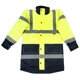 thumbnail image 2 of Warrior - Chaqueta de seguridad y alta visibilidad modelo Denver para hombre (Amarillo fluorescente) Warrior UTPC274_fluorescentyellow, 2 of 2