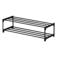 thumbnail image 2 of Pretxorve Shoe Rack Shoe Rack Storage Organizer with 2 Tiers Metal Shelves for Bedroom Closets Entry Dorm Room, 2 of 5