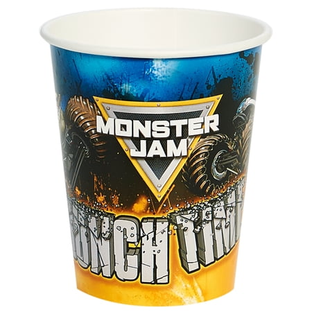 Monster Jam 9 oz. Paper Cups (8 Count)