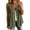 Green, variant on Women's Linen Tank Top, V Neck Button Down Embroidered, Sleeveless Loose Casual Fit Green 3XL