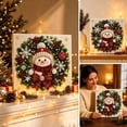 thumbnail image 4 of Christmas Pearl Diamond Art Craft Kit, Beginner Friendly Handmade Beaded Wall Ornament for Adult DIY Home Decor, 4 of 7