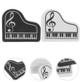 thumbnail image 1 of 20Pcs Music Pencil Eraser TPR Assorted Color Small Size Novelty Gifts, 1 of 9