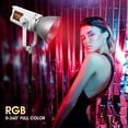 thumbnail image 6 of Yidoblo ZR-300C 300W COB RGB LED Video Light  Photography Lighting 12 Lighting Scenes App Control, 6 of 12