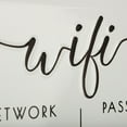 thumbnail image 4 of Better Homes & Gardens White Enamel Tabletop Dry Erase Wifi Password Sign, 7"x9", 4 of 6