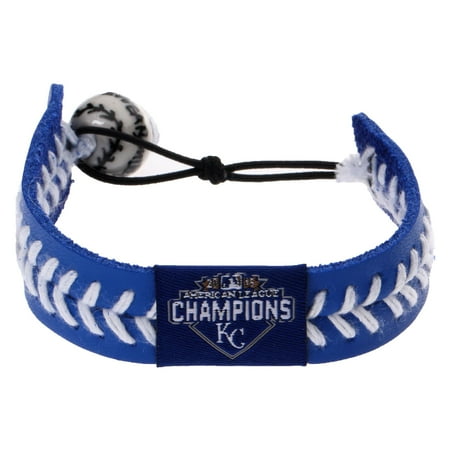 Kansas City Royals 2015 American League Champions Baseball Bracelet - Royal