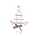 thumbnail image 1 of Yuarrent Árbol de Navidad colgante pieza pared ventana puerta Navidad colgante decoración al aire libre vacaciones decoración artesanía atmósferas Kits de decoración para fiestas Verde Yuarrent HA069344-01, 1 of 6
