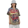 thumbnail image 4 of Be My Valentine's Pitbull Truck Full of Love Flower Balloon Hawaiian Shirt Breathable Summer Unisex Merch Terrier Dog Lover - 02029, 4 of 6