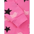 thumbnail image 6 of WIBACKER 2 Piece Pajamas Set Cotton Toddler Girls Snug Fit Pjs Kids Long Sleeve Top & Pants Nightwear Sets, Star, 10-11 Years, 6 of 10