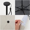 thumbnail image 3 of Unique Bargains 1 Pc Folding Umbrella Lightweight Two-color Travel Umbrella Apricot White, 3 of 6