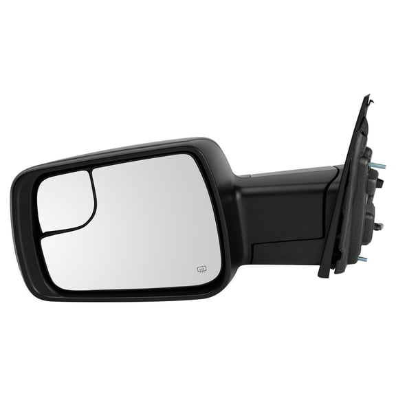 TRQ Mirror Power Heated Spotter Glass Checkered Style LH Side for Ram 1500 MRA09831