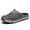 Grey, variant on Mens Slippers,Couples Solid Color Bag Toe Breathable Non- Slippers for Outdoor Indoor,Slippers for Men,Black,10.5