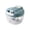 Sky Blue, variant on Multi-Function Manual Food Processors ,Portable Hand Pull String Chopper with Cover and Handle, Garlic Press Vegetable Chopper Shredder, for Onions Carrots Gingers Peppers Fruits,17.6 OZ.