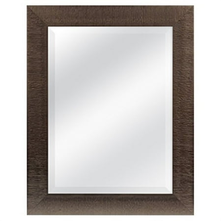 MCS 18x24 Inch Textured Mirror 23.5x29.5 Inch Overall Size Bronze 20575