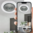 thumbnail image 3 of 2024 New E27 Socket Fan Light, Socket Fan Ceiling Fan with Light, Screw in Ceiling Fan in Light Socket, Modern LED Light Bulb Fan with Remote, Electric Low Profile Quiet Ceiling Fan, 10.2inch Gray, 3 of 5