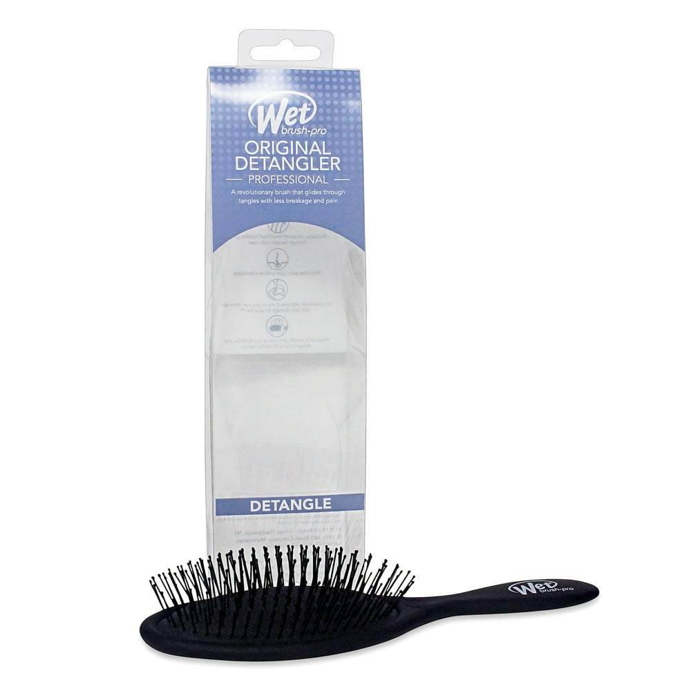 Wet BrushPro Hair Care Original Detangler Professional Black Walmart