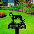thumbnail image 2 of Handmadetneonsign Chinook Dog Memorial Metal With Stake, Chinook Metal Name Sign Stake, Pet Metal Stake Decor 45639, 2 of 5