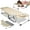 Beige, variant on Mophoto tanning lounge chair,Outdoor Folding Lounge Chairs with face hole for Pool,Beach,Adjustable Patio with Mattress&Pillow, Portable Multifunctional Sleeping Camping Cots Bed