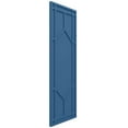 thumbnail image 2 of Ekena Millwork 12"W x 65"H True Fit PVC Shaker Fixed Mount Shutters, Sojourn Blue (Per Pair - Hardware Not Included), 2 of 9