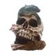 thumbnail image 2 of Fiudx Ofertas relámpago Calavera de resina Calaveras Artesanías de resina Decoraciones de calaveras de terror Adornos personalizados para bar Regalos de Halloween Decoraciones de Halloween, 2 of 6