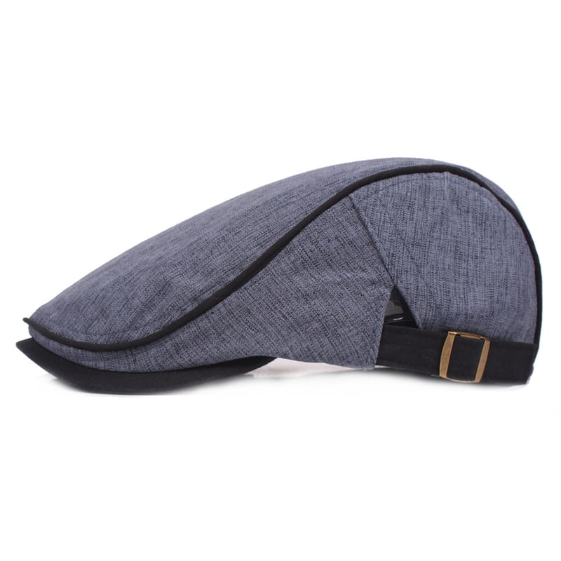 Shangfaji Baseball Cap,Vintage Men Twill Cotton Linen Baseball Cap Adjustable Beret Dad Hat Sunhat, Women's, Size: One size, Blue