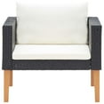 thumbnail image 4 of vidaXL Garden Furniture Set Black, Cream White, 4 of 6