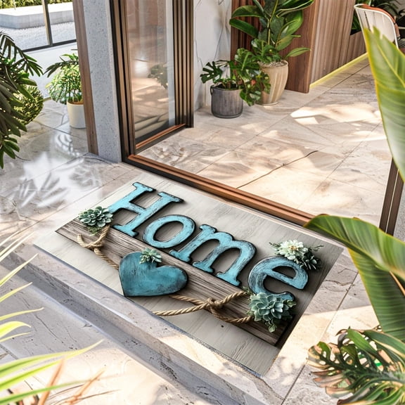 Taicans Farmhouse Home Doormat,Non Slip Entryway Rug,3D Print Welcome Mat,Absorbent Low Profile Door Mat,Indoor Outdoor Floor Mat for Front Door Porch,Home Decor,31"x20"