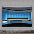 thumbnail image 2 of 8x6.5ft Bureau de Réception de Salle de Diffusion de Jour Moderne Bureau Intérieur Programme Enregistrement Table TV, 2 of 5