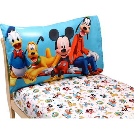 Disney Mickey Mouse Toddler Bed and Bedding Value Bundle ...