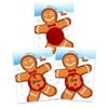 Gingerbread Man Christmas Scratch-off Game Card Set Holiday Entertainment 26 Cards w/ 2 Winners