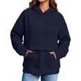 thumbnail image 7 of SYwaren Women's Long Sleeve Pullover Hoodie Oversized Casual Sweatshirt Tops, 7 of 7