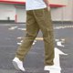 thumbnail image 5 of Pantalones de Pierna Recta Hombres Casual Multi Bolsillo Protección de Ropa de Trabajo Color Sólido Pantalones Diarios, 5 of 6