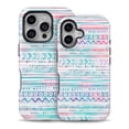 thumbnail image 2 of DesignSkinz Scratch-Resistant Hard Slim Case Compatible with iPhone 12 (Compatible with MagSafe) - Watercolor Ethnic Tribal V1, 2 of 9