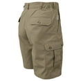 thumbnail image 2 of TAG Safari Cargo Shorts for Men (Khaki, 32), 2 of 3