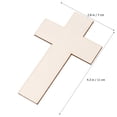 thumbnail image 5 of Raindrops Khaki CrossShaped Wooden Pieces for DIY Crafts and Kids Creative Projects 36 Pieces Lightweight Safe Smooth, 5 of 8