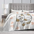 thumbnail image 2 of Cat Kitten Cartoon Throw Blanket, Fluffy Soft Cozy Blanket Flannel Plush Microfiber Couch Throw 50"x40", 2 of 7