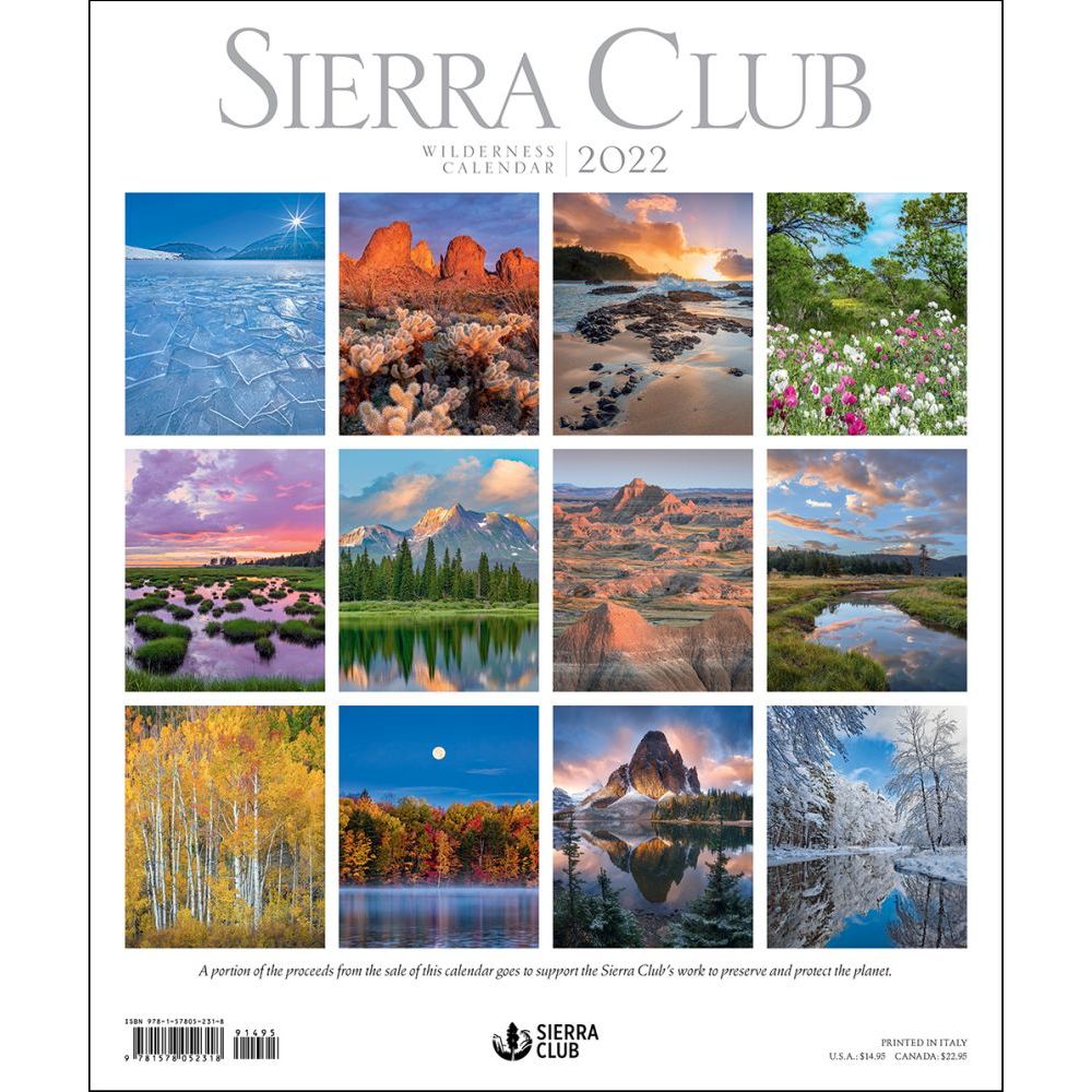 Sierra Club Wilderness Calendar 2022 (Other)