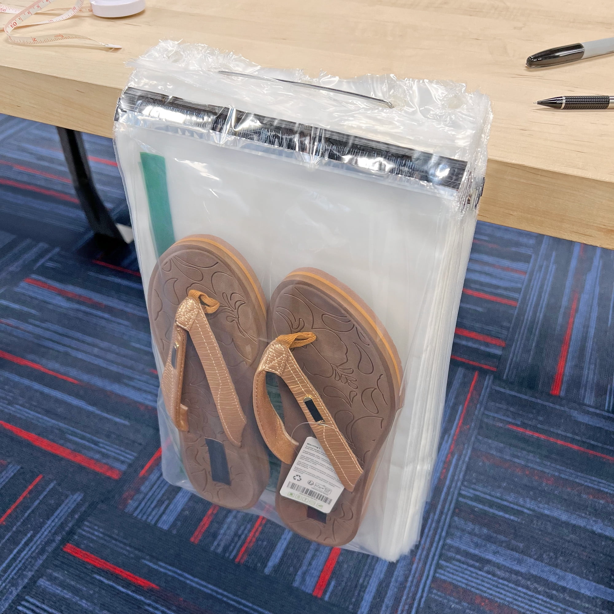 Plymor Ready to Ship 1.5 Mil Wicketed Poly Bags with Permanent Adhesive Strip and Suffocation Warning, 9" x 14" (Pack of 250)
