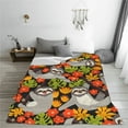 thumbnail image 5 of Pofeuu Sloth on the Branch Print Ultra-Soft Micro Fleece Blanket,for Bed Or Sofa,All Season Throw Blankets Flannel Blanket-80"x60", 5 of 7