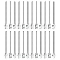 Blunt Tip Dispensing Needle, 24 Pcs 2 Inch Stainless Steel Liquid Dispenser Needles with Lure Lock 12g