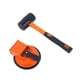 thumbnail image 5 of Herramienta para reparar huecos de suelo con mazo, herramienta para suelos de madera con ventosa para instalación en salas de estar, cocinas y dormito Naranja, 5 of 9