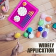 thumbnail image 7 of NOGIS 4 Pack Plastic Art Trays 11 x 8.3 Inch Stackable Activity Crafts Classroom Sand Trays Sensory Paint Organizer for DIY Beads Jewelry Painting Projects Christmas Favor, Random Color, 7 of 7